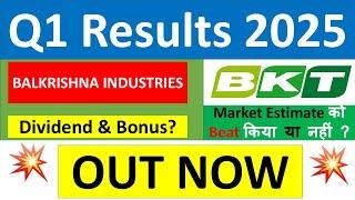 BALKRISHNA INDUSTRIES Q1 results 2025 | BALKRISHNA INDUSTRIES results today | BALKRISHNA Share News