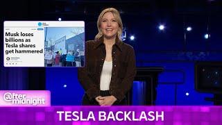 Taylor Tomlinson Talks About Elon Musk Sparking a Tesla Backlash