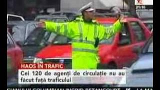 Trafic de coşmar în Bucureşti astăzi