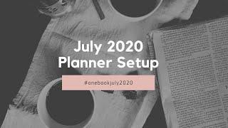 July 2020 Planner Setup - B6 Stalogy