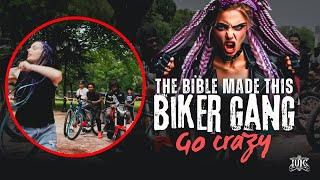 The Bible Made This Biker Gang Go Crazy #trending #viralvideo #fyp