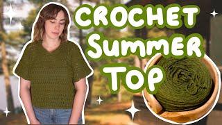 Crocheting my First Top for Summer!