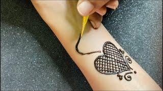 Easy Arabic Mehndi | Wedding Special Mehndi | Front Hand Mehndi | Creative Heart