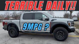 2024 Ford F-150 Raptor R as a Daily driver Can it work for real life? Horrible fuel mileage MPGs!