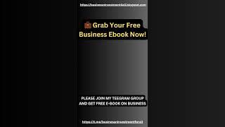 GET FREE E-BOOK #businessgrowthtips #free #money #profitableinvesting #tips