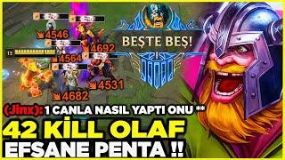 OLAF JUNGLE 42 KİLL PENTA !! 17 CANLA HEPSİNİ KESTİM !! | Ogün Demirci