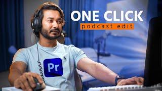 One Click Podcast Edit in Premiere Pro Using Autocut!