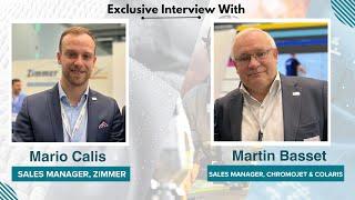 EXCLUSIVE INTERVIEW | Techtextil 2024 | Mario Calis, Zimmer and Martin Basset, Chromojet & Colaris |