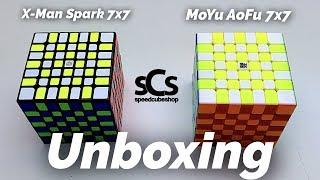 X-Man Spark and MoYu AoFu 7x7 Unboxing | SpeedCubeShop.com