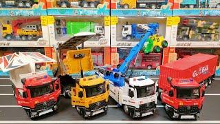 Review Of Diecast Trucks For Wing Box Truck, Dump Truck, Tow Truck, Container Truck