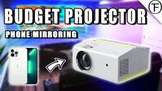 STREAMING Budget Projector With iOS and Android Phone Mirroring!