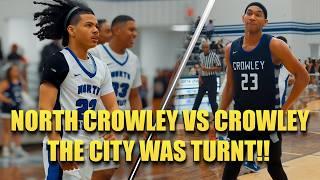 "THIS MY CITY" ISAAK HAYES WAS TURNT! 33 PTS CITY RIVALRY GAME NORTH CROWLEY VS CROWLEY