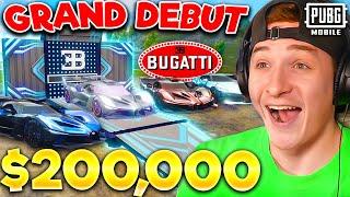 NEW $200,000 BUGATTI GRAND DEBUT SPEED DRIFT! PUBG MOBILE