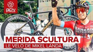 Le vélo Merida Scultura de Mikel Landa | team Bahrain Victorious