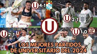 ESPECIAL UNIVERSITARIO  LOS PARTIDOS MÁS EMOCIONANTES DE UNIVERSITARIO DEL 2024