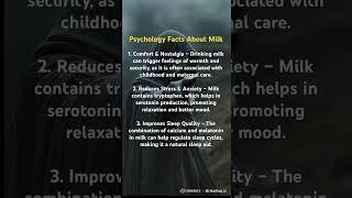Psychology Facts About Milk #trending #short #milk #fact #psychology