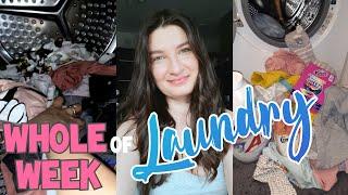 EXTREME LAUNDRY MOTIVATION 2020/THIS WEEK WHOLE LAUNDRY ROUTINE. SAHM LAUNDRY ROUTINES/WASH WITH ME