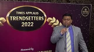 Dr Ambrish Vijayakar RECIEVED AWARD FROM HONORABLE GOVERNER OF MAHARASHTRA  IN TRENDSETTERS 2022.