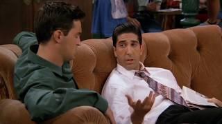 Friends - Ross and Chandler - women share everything