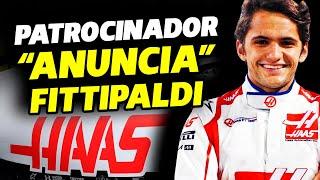 SPONSOR WELCOMES FITTIPALDI AND HAAS POSTS PILOT PHOTO | FORMULA 1 | GP EM CASA