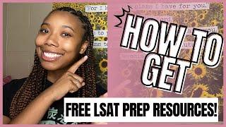 How to get FREE LSAT Prep Resources | Journey to Law School