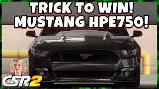 TRICK TO WIN MUSTANG HPE750! THIS SHOULD BE EASY! CSR2 | CSR RACING 2