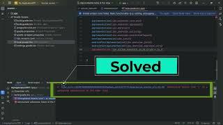 [ Solved ] Unexpected tokens (use ';' to separate expressions on the same line) | Android Studio