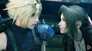 FINAL FANTASY 7 REMAKE All Aerith and Cloud Flirting Scenes
