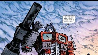 Voice Dubbing Optimus Prime taking Megatron's Arm in Skybound's Energon Universe.