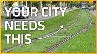 Why Your City Needs Green Tram Tracks?