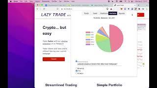 Lazy Trade Chrome Extension - Frictionless Crypto Trading Across Exchanges!