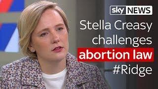 Stella Creasy challenges abortion law #Ridge