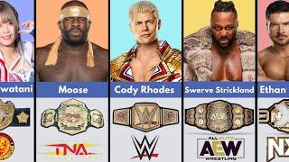 List of current pro wrestling champions in WWE, AEW, Impact, New Japan and more