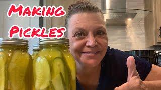 How To Make Dill Pickles Using Pickling Lime #canning #pickles #picklinglime #cooking #foodstorage