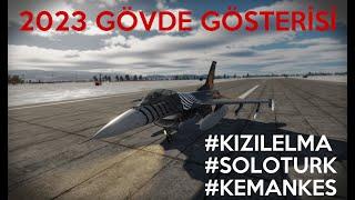 TEKNOFEST 2023 GÖVDE GÖSTERİSİ #KIZILELMA #TOGG #SOLOTURK #KEMANKES #BAYKAR #MILLISAVUNMA