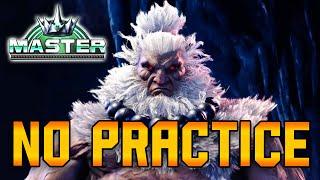 Akuma Unranked To Master WITH NO PRACTICE IN ONE HOUR!