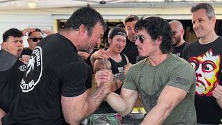 Devon Larratt Humiliates Armwrestling Whisperer.. Then Surprises Him!