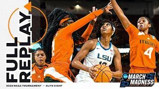 LSU vs. Miami (FL) - 2023 NCAA women’s Elite Eight | FULL REPLAY