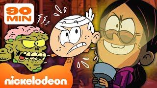 Мой шумный дом | 90 МИНУТ САМЫХ СТРАШНЫХ моментов из "Мой шумный дом" | Nickelodeon Cyrillic