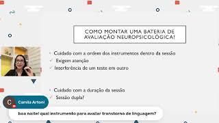 Como montar sua bateria de Avaliação Neuropsicológica?