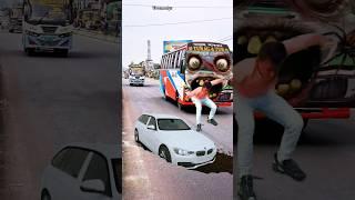 Massive Mixer Truck & Container Trucks Accidentally!! A Visual Feast #vfx​ #viralshorts​ #tranding