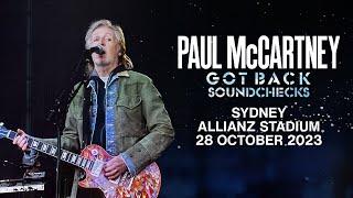 Paul McCartney - Allianz Stadium Soundcheck, Sydney, Australia (October 28th, 2023)