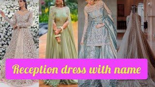 Reception function outfit ideas with name|reception dress for bride|bridal dress for bride