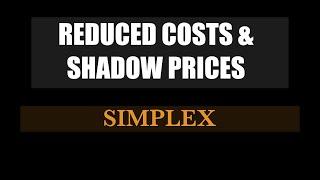 Reduced Costs und Shadow Prices