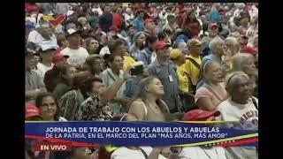 Maduro en acto con Abuelos y Abuelas de la Patria, 23 julio 2024:  Fondo Nacional Sueños Dorados