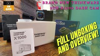 BRAND NEW THINKWARE X1000 QHD 2CH Dash Cam Bundle! Full Unboxing and Brief Overview! - Must Have?!?