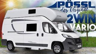 Pössl 2win Vario  | Camper Van mit überragendem Raumgefühl | Smarte Dachbettlösung  | GÜMA TV