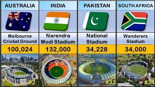 Top 40 Biggest Cricket Stadium In The World! Mm6 Sports