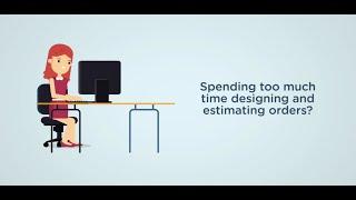 The easiest way to get a design to size with estimation of wrought products.