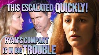 Blake Lively & Ryan Reynolds WORST FEAR COMES TRUE - Justin Baldoni Threatens to Sue Ryan's Company